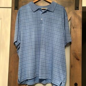 Men’s Blue Cool Pro Collared Shirt Size XXL